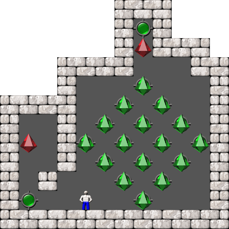 Sokoban Passing By level 14